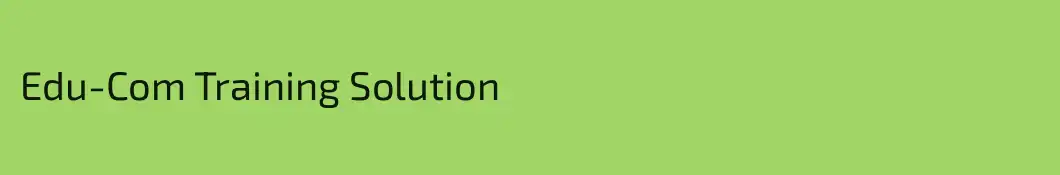 Edu-Com Training Solution